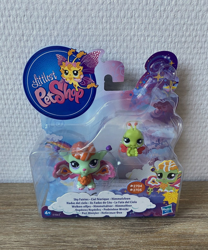 LPS, Littlest Petshop, fairy, new in box, nib, in original packaging, authentic #2704 en #2705