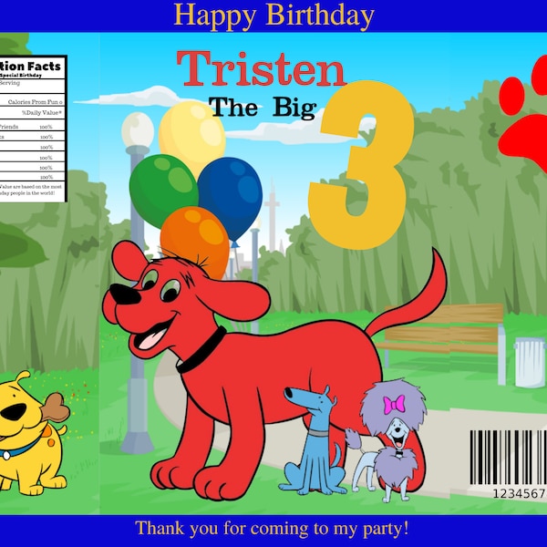 Clifford Birthday - Etsy
