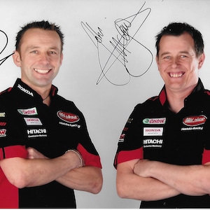 John McGuinness Steve Plater Isle of Man TT Legend Autographed Signed &  Photo