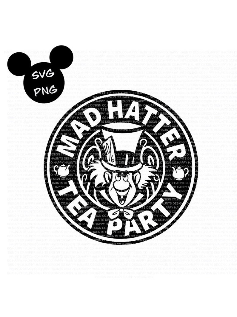 Mad Hatter SVG Easy Cut File for Cricut Layered by Colour Etsy Israel