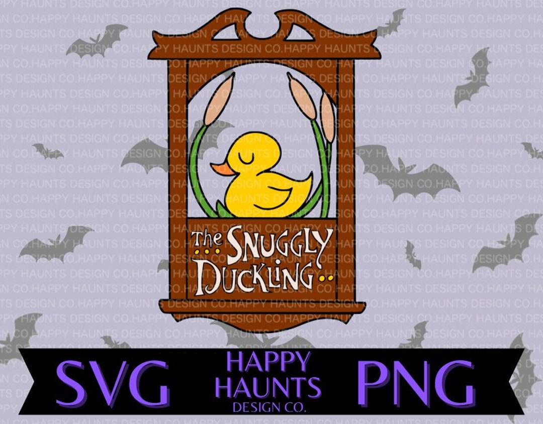 Snuggly Duckling Sign SVG Easy Cut File for Cricut Layered - Etsy