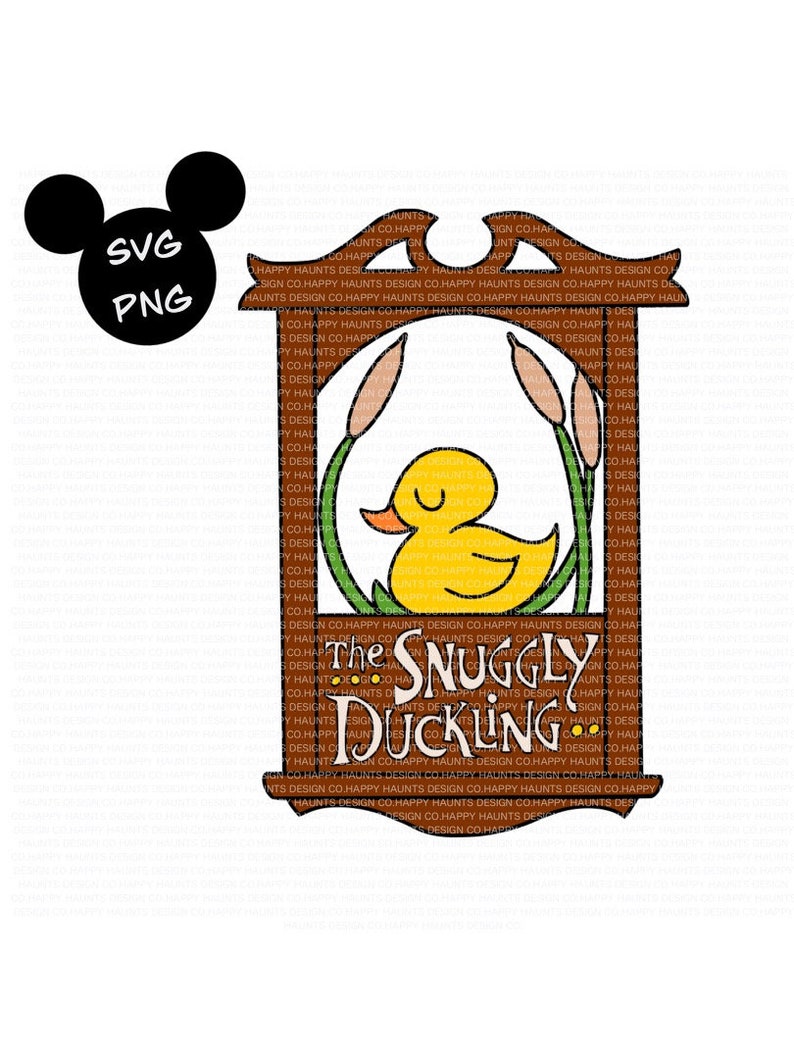 Snuggly Duckling Sign SVG Easy Cut File for Cricut Layered - Etsy