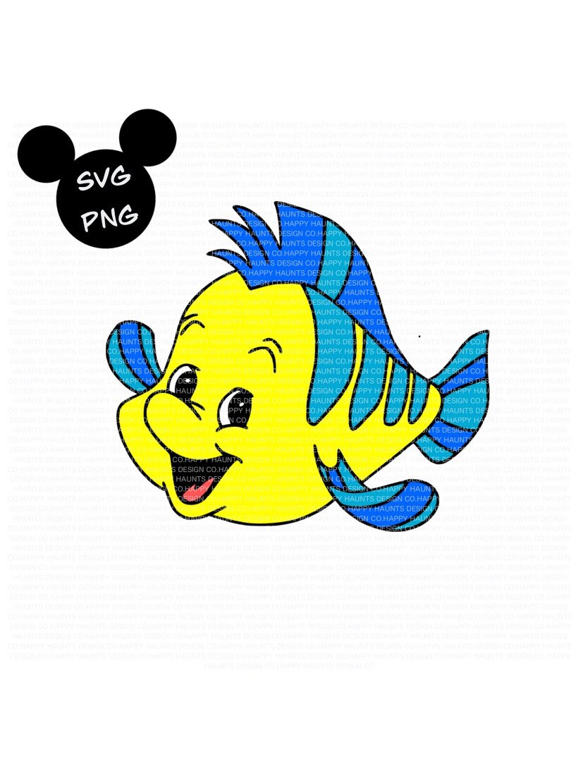 Flounder SVG Easy Cut File for Cricut Layered by Colour | Etsy Ireland