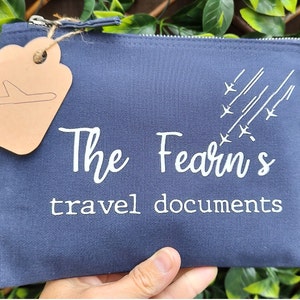 Travel document holder, Passport holder, Christmas gift, personalised travel document holder, travel accessories, passport wallet