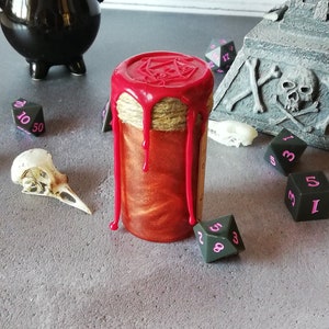Floating Dice Potion - Health Potion - Nerdy gifts for TTRPG players, Dice Roller potion, Dice Shaker Potion, RPG props, DnD Potion Shaker