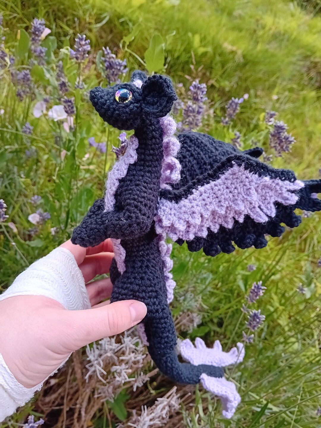 customisable-crochet-dragon-poseable-dragon-sculpture-small