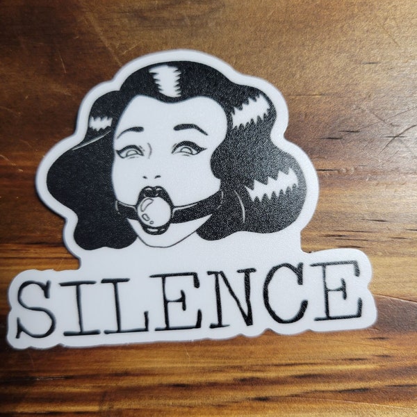 Silence Gag Sticker