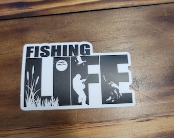 Fishing Life Sticker