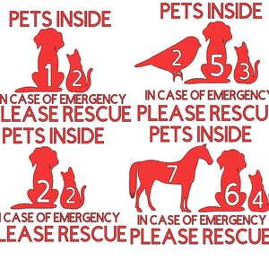 I.C.E. Pet Alert Decal