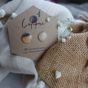 Circle Sunset Studs