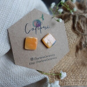 Square Sunset Studs