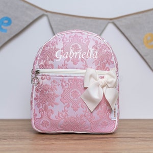 Sac à dos personnalisé pour enfants, sac à dos brodé pour enfants, sac à dos pour bébé avec nom, sac à dos pour bébé, cartable jacquard de luxe toodlers
