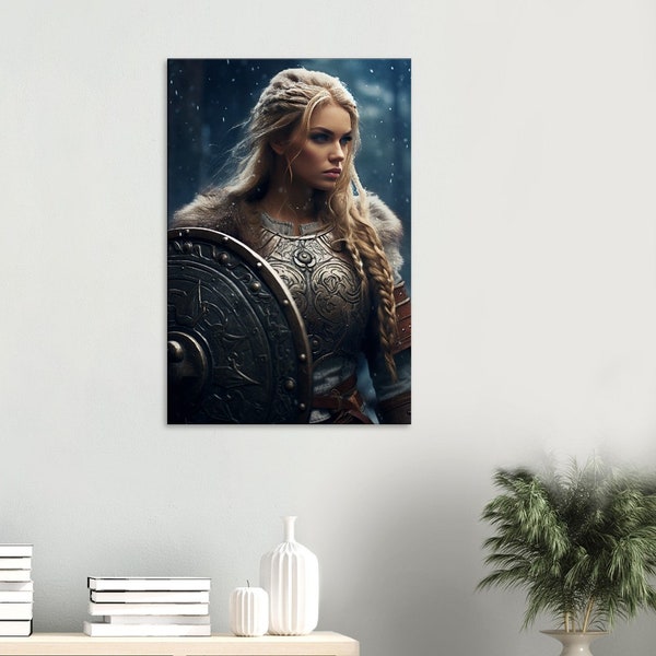 freydis shieldmaiden Canvas