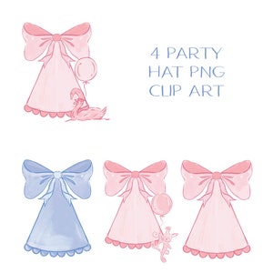 Party Hat Clip Art PNG Set