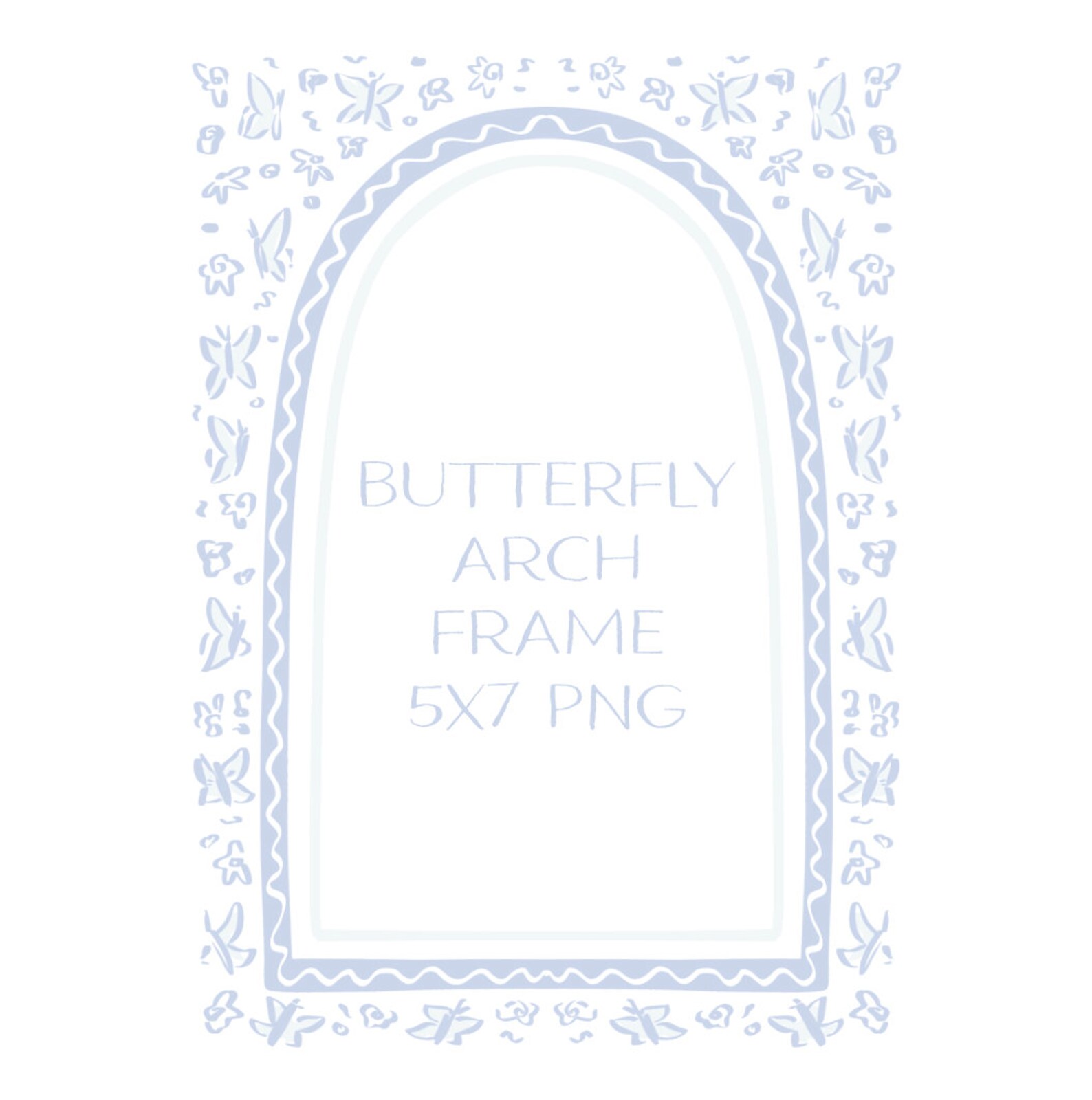 Arch Butterfly Frame Clip Art - Etsy
