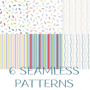 Seamless Pattern Party Set