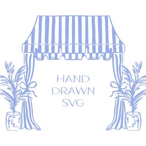 Palm Beach Pool Cabana SVG
