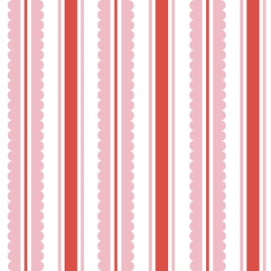 Scallop Stripe Seamless Pattern Set PNG