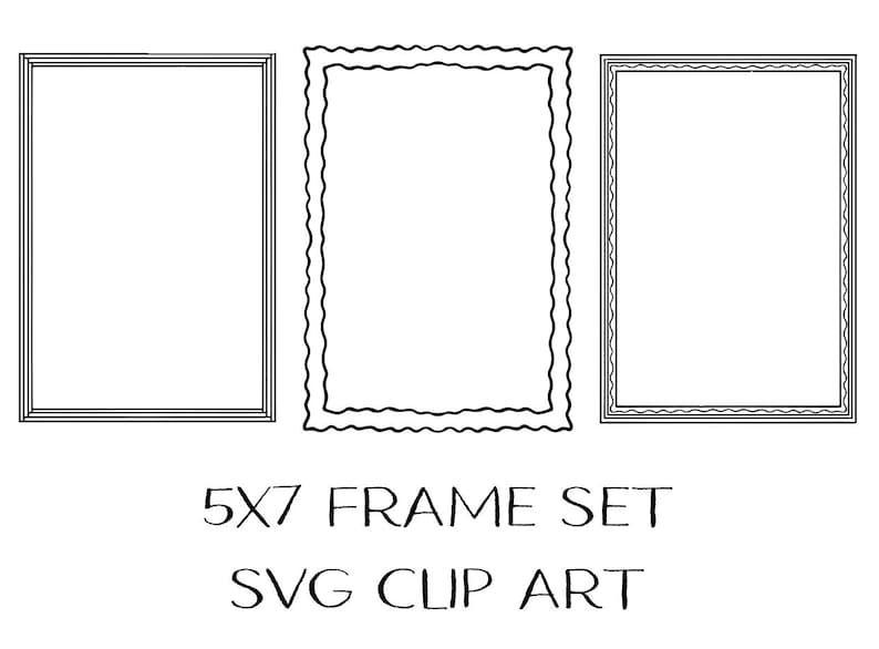 SVG Frame Set - Etsy