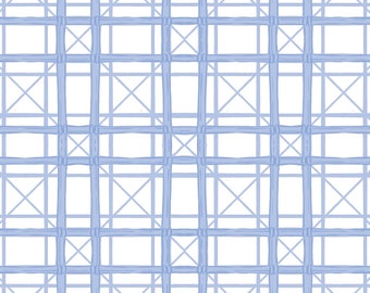 Bamboo Cane Seamless Pattern Blue PNG
