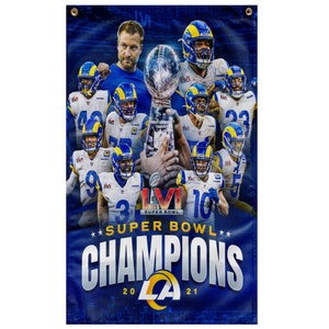 LA Rams Super Bowl Champions Flag 