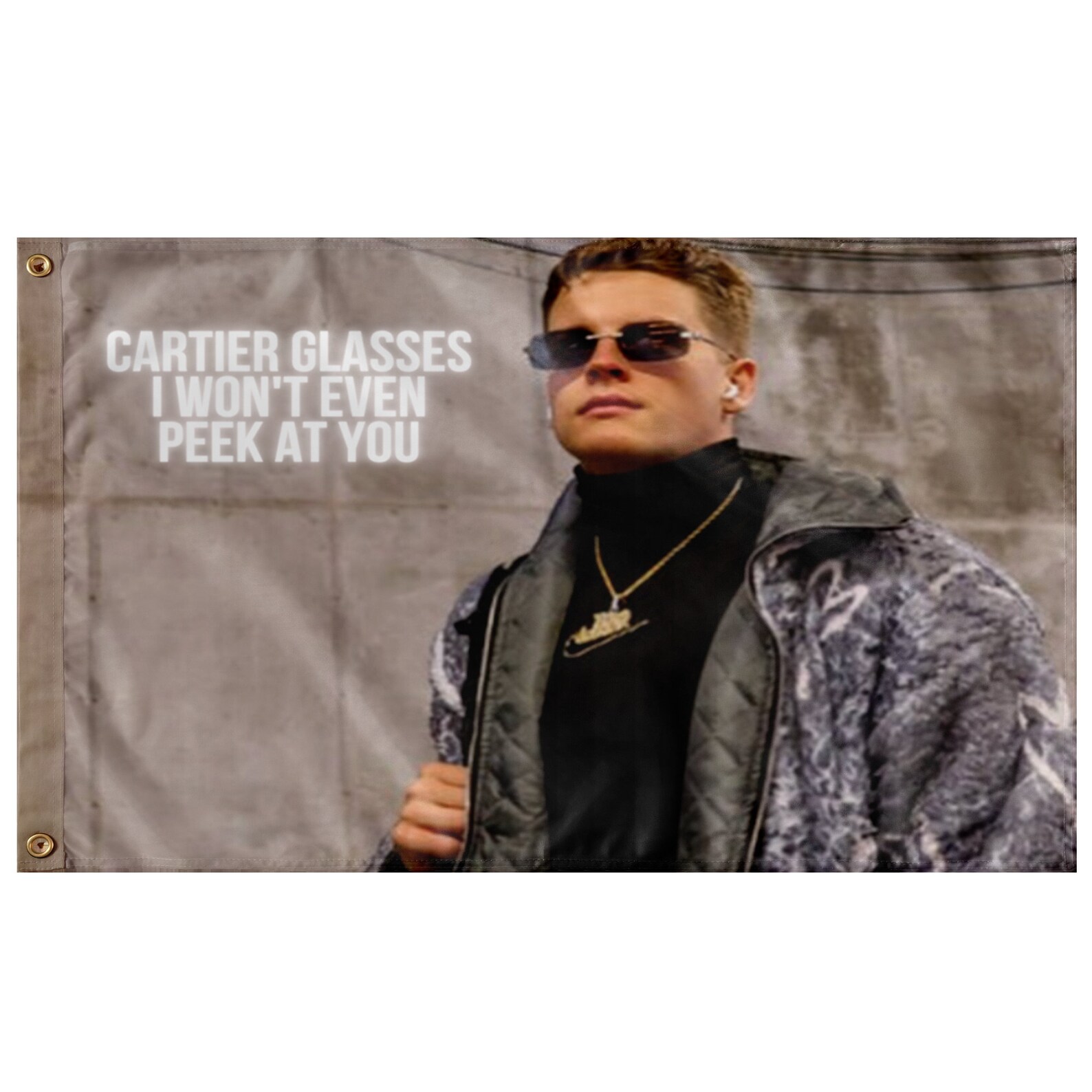 Joe Burrow Cartier Glasses Flag Etsy