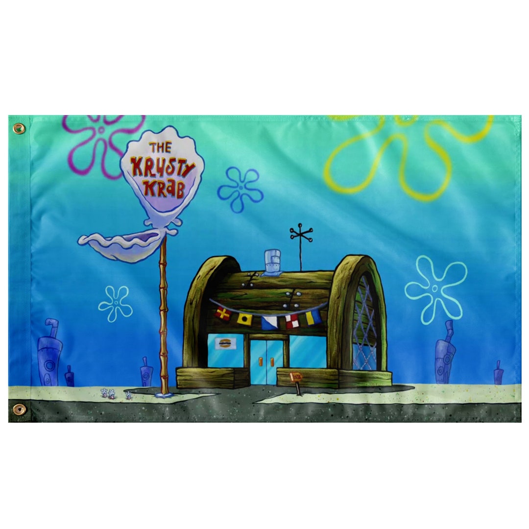 The Krusty Krab Flag Etsy Australia