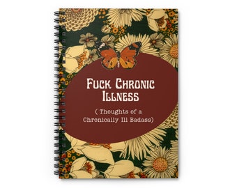 Chronic Illness Journal, Chronic Illness Gift, Daily Journal, Spoonie, Sarcoidosis, Lupus, Mental Health, Invisible Illness, Chronic Illness