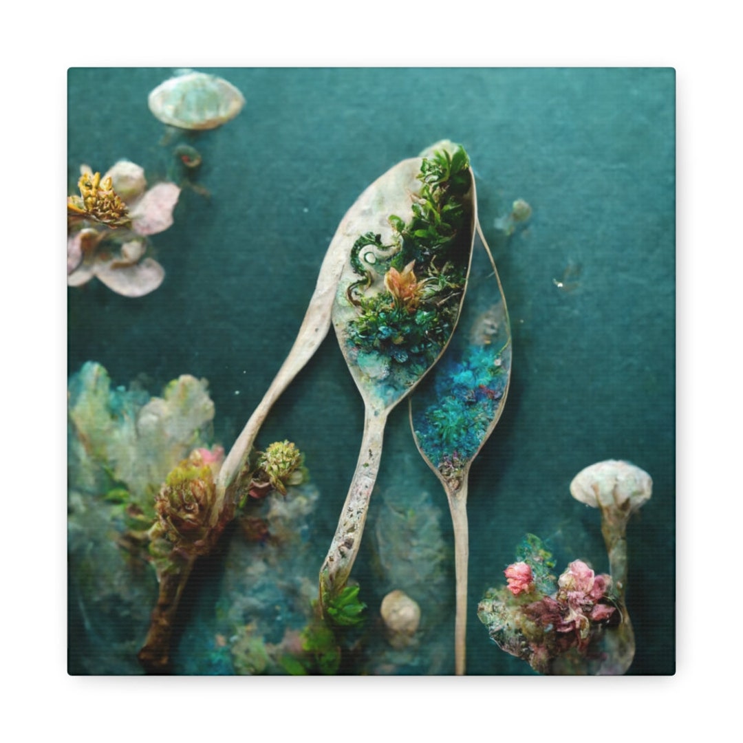 Spoon Theory, Chronic Illness Art, Invisible Illness, Chronic Illness Canvas, Spoon Theory Art