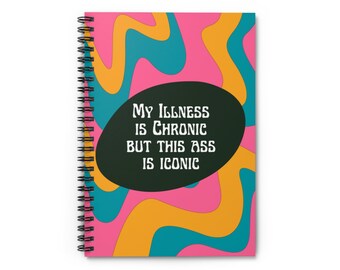 Chronic Illness Journal, Chronic Illness Gift, Daily Journal, Spoonie, Sarcoidosis, Lupus, Mental Health, Invisible Illness, Chronic Illness