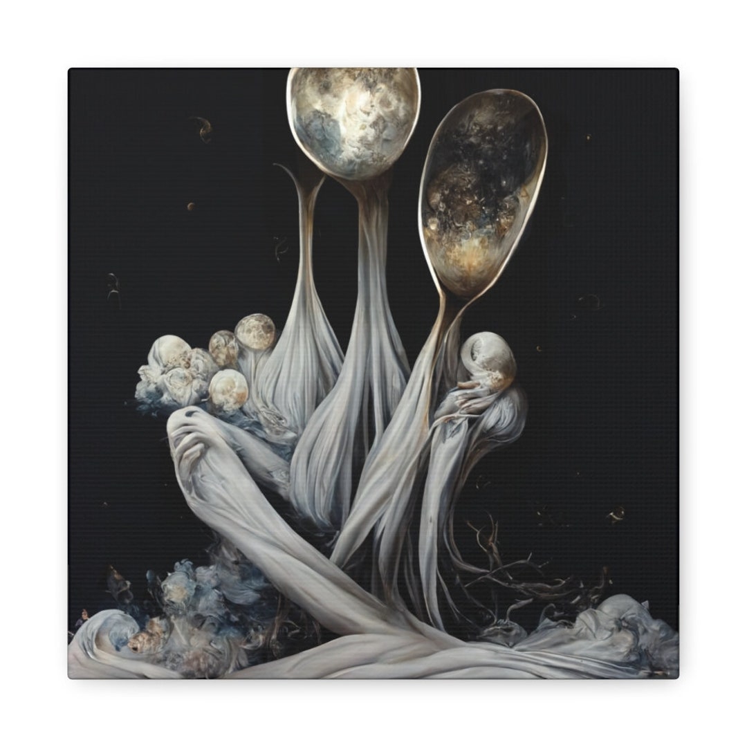 Spoon Theory, Chronic Illness Art, Invisible Illness, Chronic Illness Canvas, Spoon Theory Art