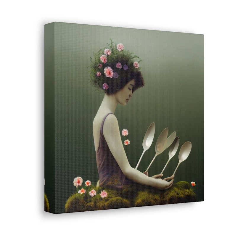 Spoon Theory Chronic Illness Art Invisible Illness Chronic Etsy