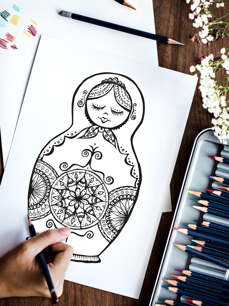 Printable Coloring Page for Instant Download Coloring Sheet for Kids