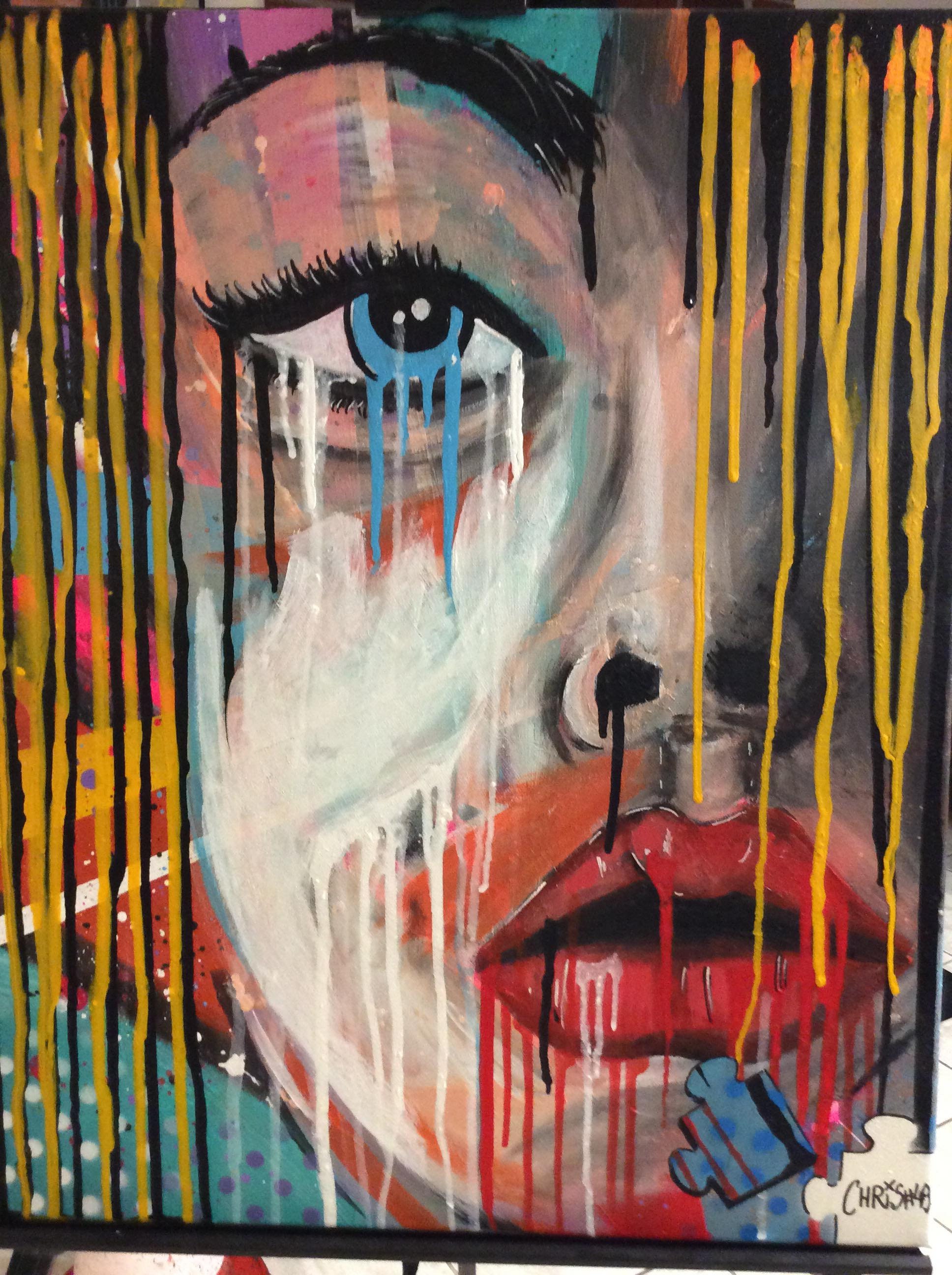 Tableau Peinture Portrait