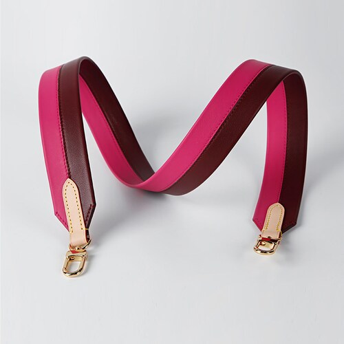 Fit shops in vintage bag Clooney rainbow color wide shoulder strap accessories leather transform bucket bag cross strap
