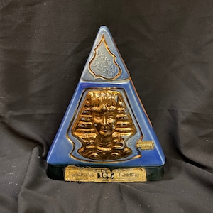 1970 Jim Beam Decanter - Indiana Shriners Imperial Session Pyramid / Vintage Jim Beam / Gift Ideas for Men / Gifts for Whiskey Lovers