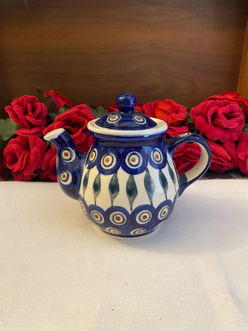 Manufaktura Boleslawiec Teapot - Thumbnail 3