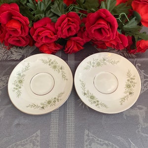 Pair of Wedgwood Westbury Saucers 5.75” / Vintage Wedgwood / Wedgwood Kitchen / Vintage Plates