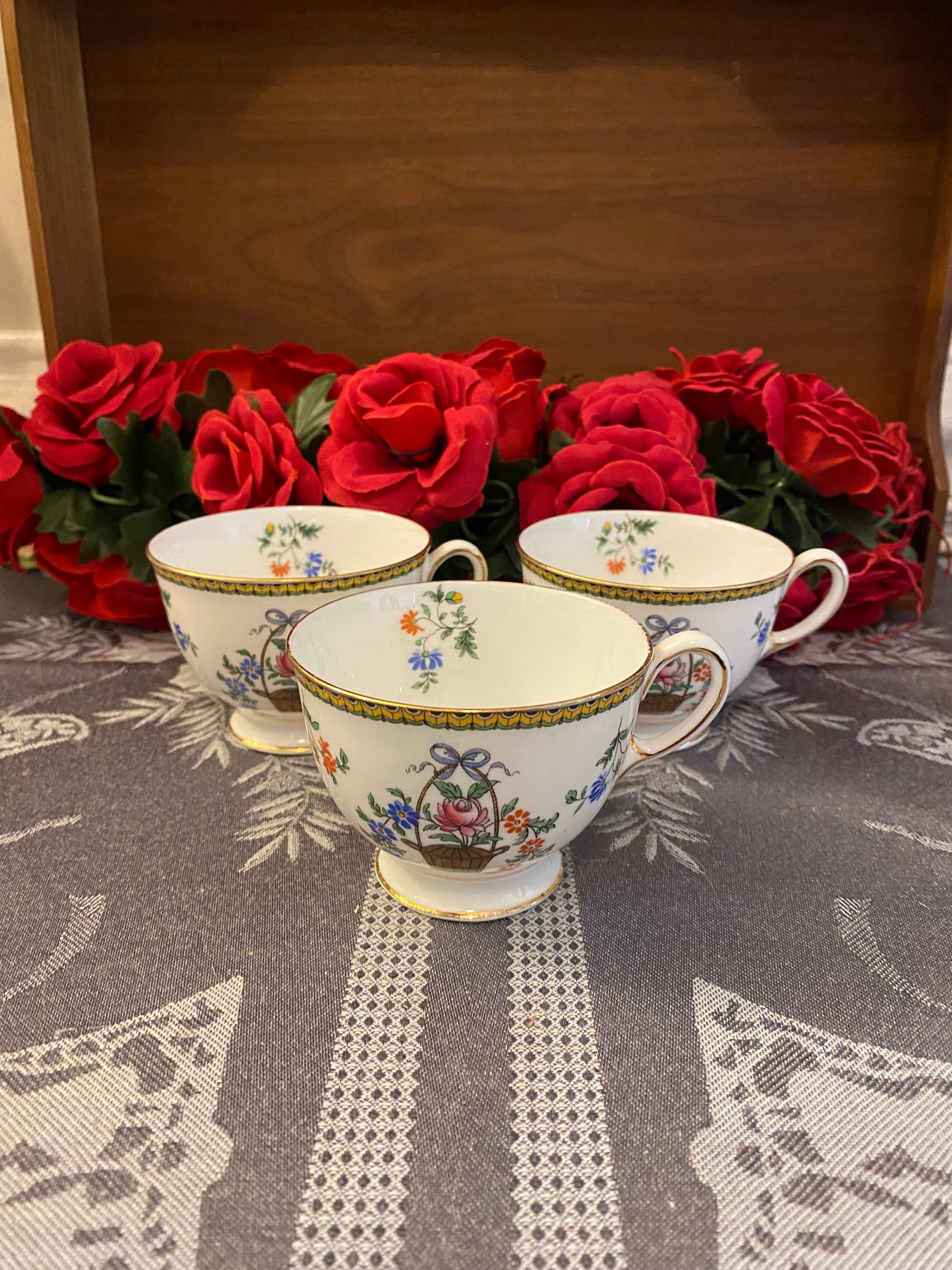 Aynsley China - ライヒェンバッハ  すみれ　バスケット Aynsley Baskets - Etsy