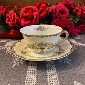 Noritake Morimura Penelope Teacup and Saucer