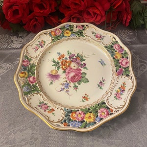 Dresden Reticulated Dinner Plate