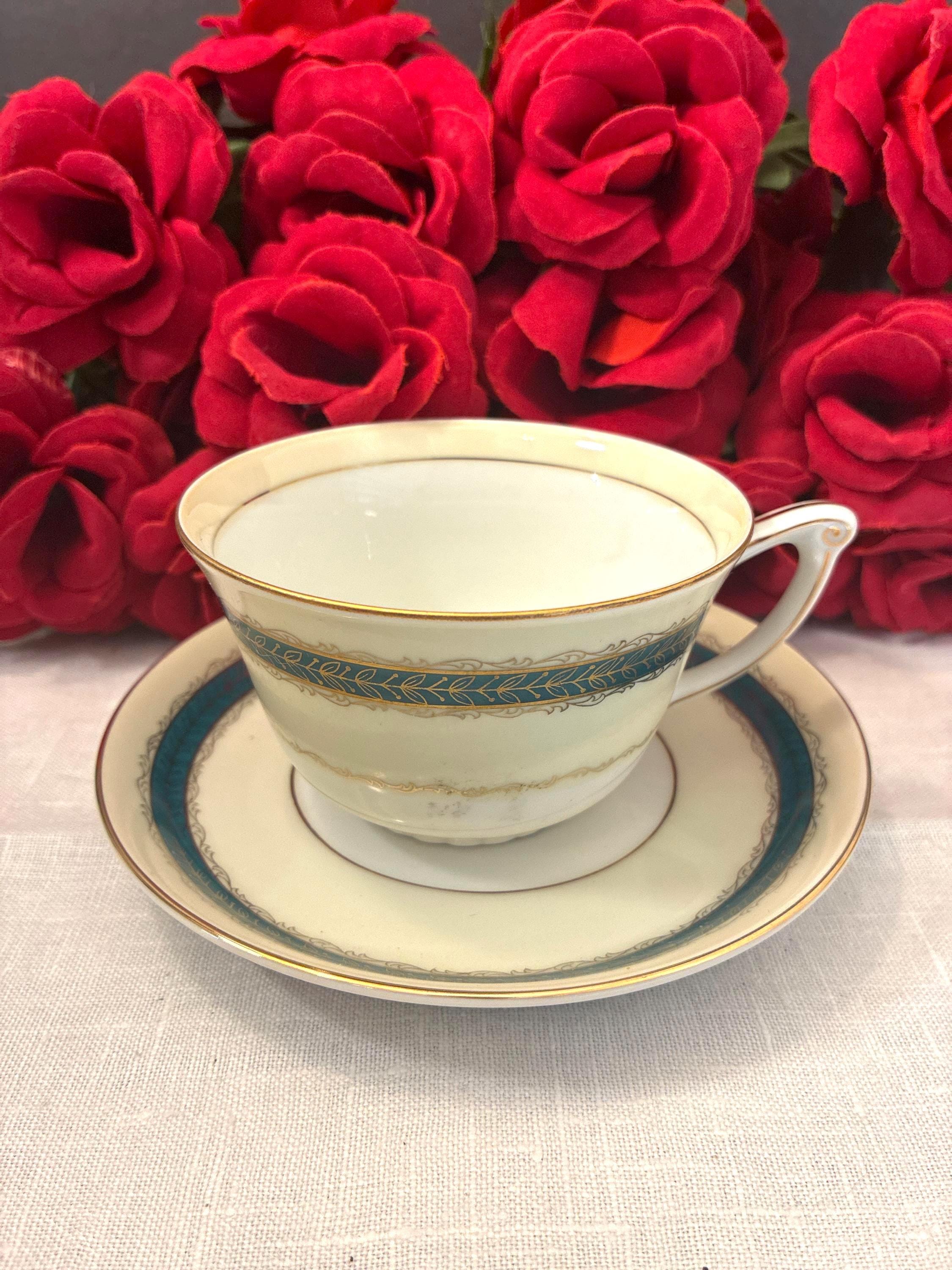 Narumi Bone China Cup and Saucer Set Made in Occupied Japan - Etsy
