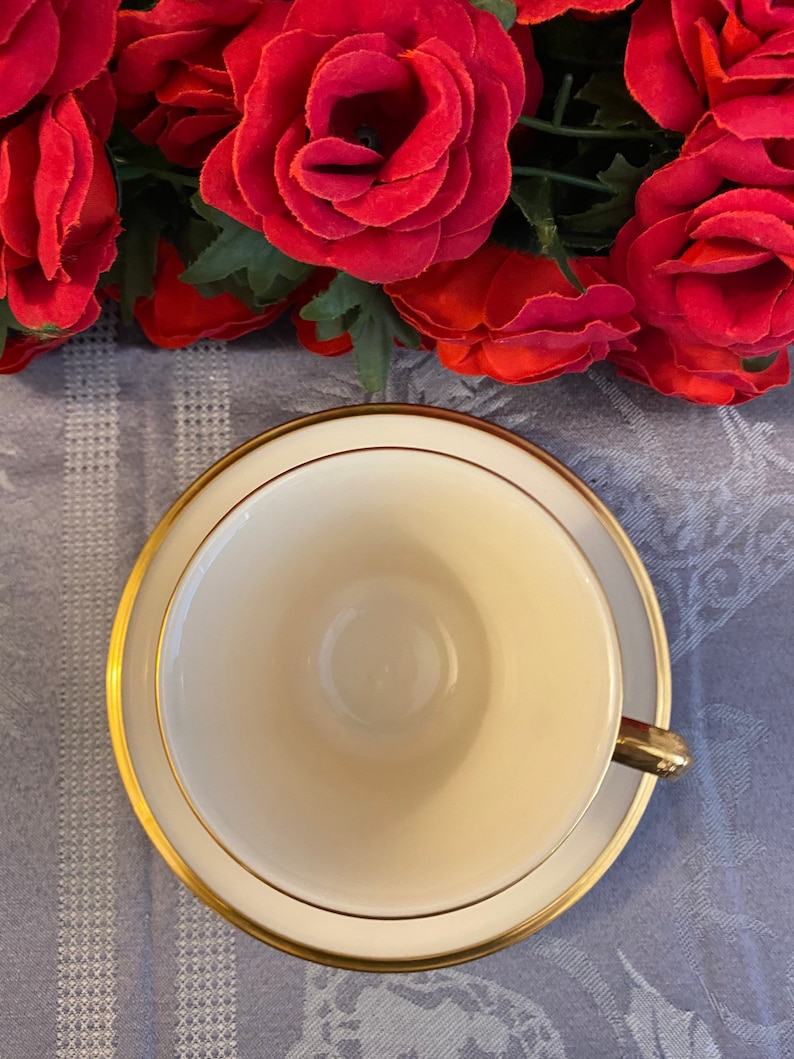 Lenox Eternal Teacup and Saucer - Thumbnail 3