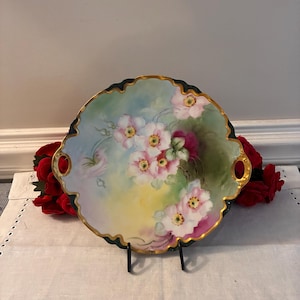 Theodore Haviland France Limoges Apple Blossoms Cake Plate