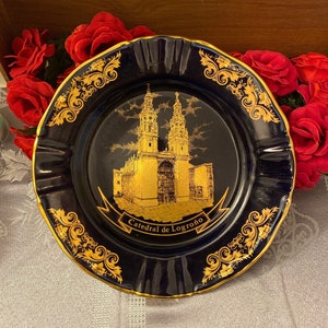 Cobalt Catedral de Logrono Artesanias Casven Beth Collector’s Plate