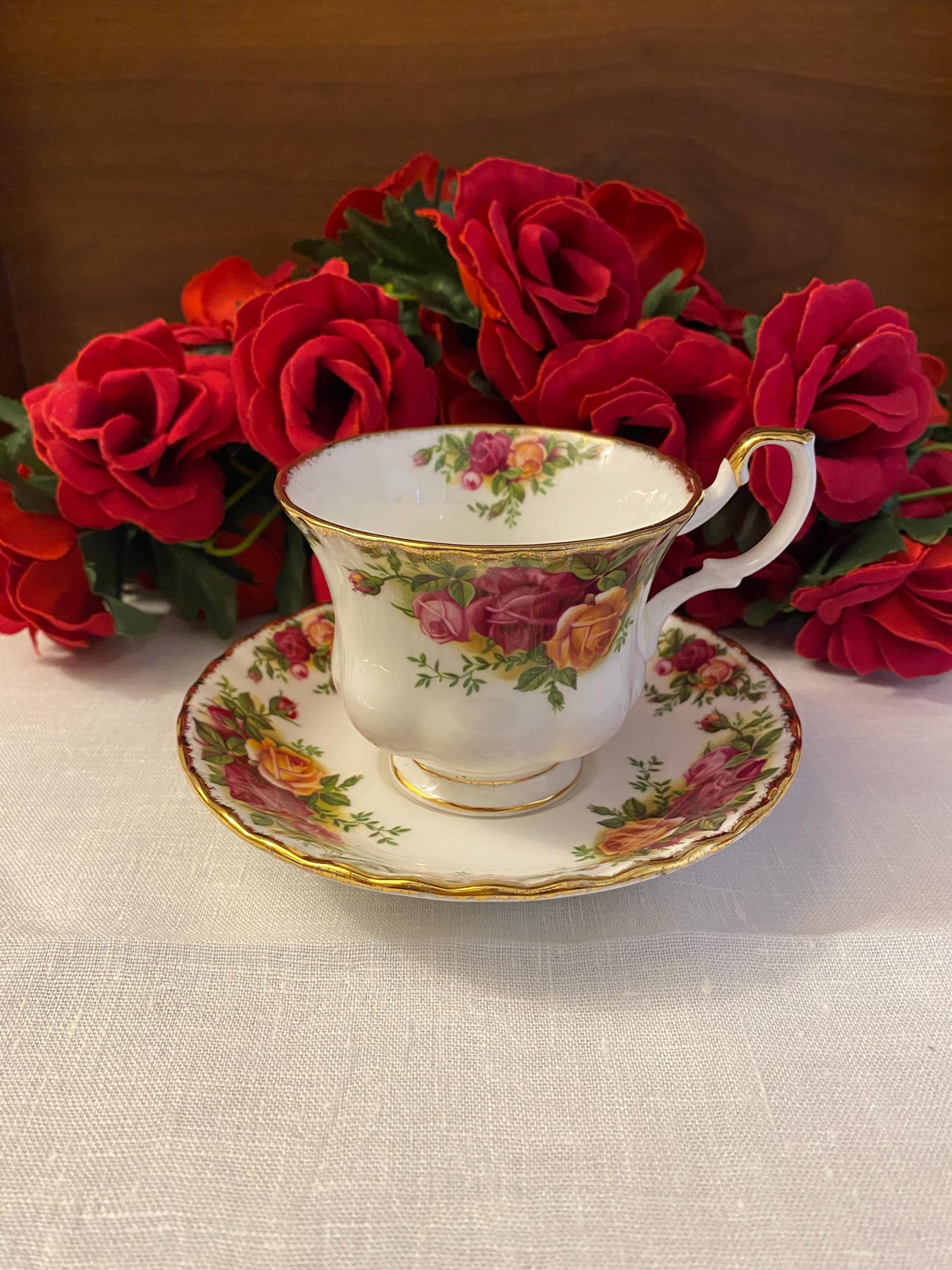 Royal Albert Bone China Old Country Roses Tea Set 1962 - Etsy