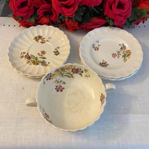Spode Wicker Lane 6 Piece Lot