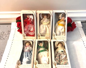 Gorham Doll of the Month Porcelain Dolls – October & November