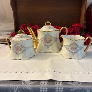 Zeh Scherzer ZS&Co Bavaria Tea Service / Vintage Tea Set / Bavarian Tea Set / Vintage German China / Vintage Kitchen