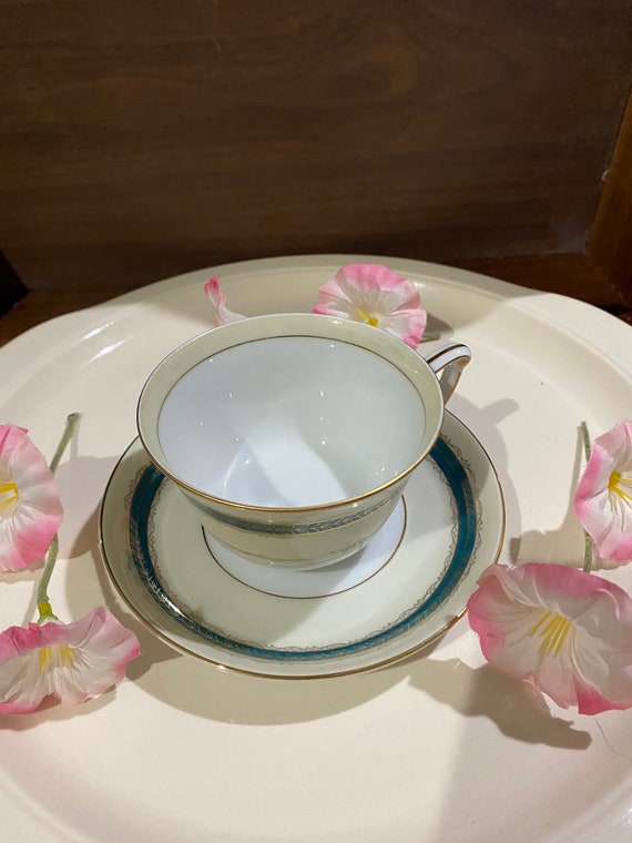 Narumi Bone China Cup and Saucer Set Made in Occupied Japan